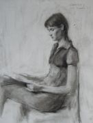 Olga_reading,_charcola_on_paper,_100cm.JPG